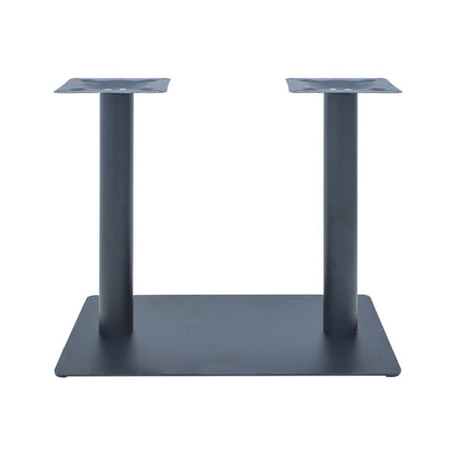 Givosa metal table base in black shade 70x40x72cm