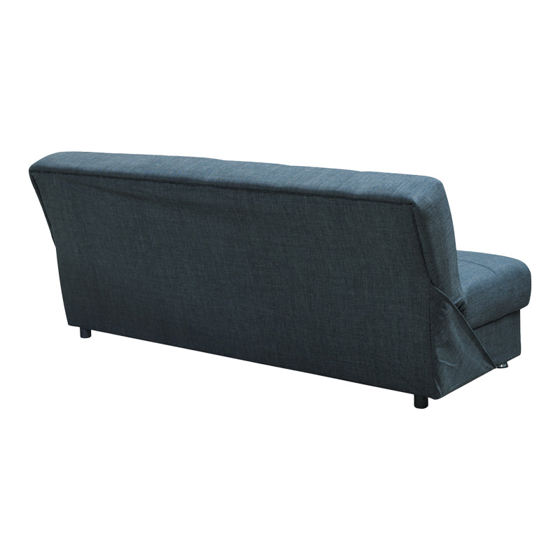 Romina pakoworld 3-seater sofa-bed with storage space anthracite fabric 180x83x79cm