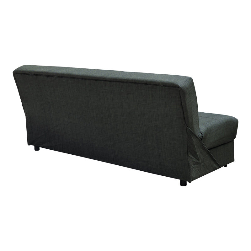 Romina pakoworld 3-seater sofa-bed with storage space fabric in cypress shade 180x83x79cm