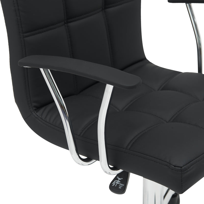 Office chair Buleco pakoworld pu black 56x46x74-86cm