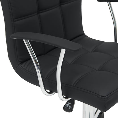 Office chair Buleco pakoworld pu black 56x46x74-86cm