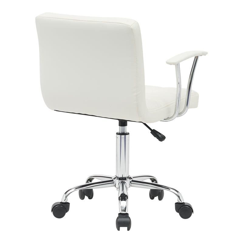 Office chair Buleco pakoworld pu white 56x46x74-86cm