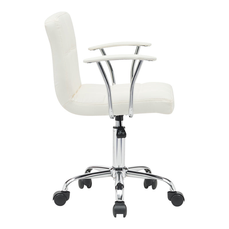 Office chair Buleco pakoworld pu white 56x46x74-86cm