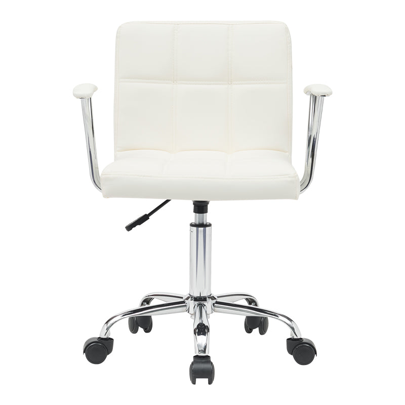 Office chair Buleco pakoworld pu white 56x46x74-86cm