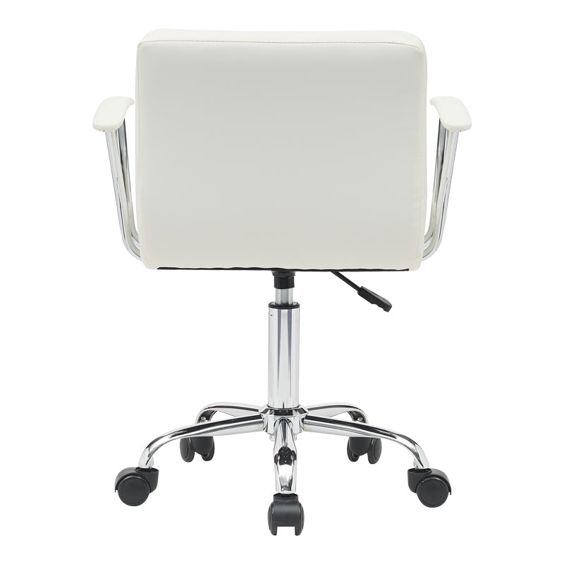 Office chair Buleco pakoworld pu white 56x46x74-86cm