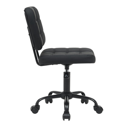 Office chair Sedia pakoworld pu black 50x50x75-85cm