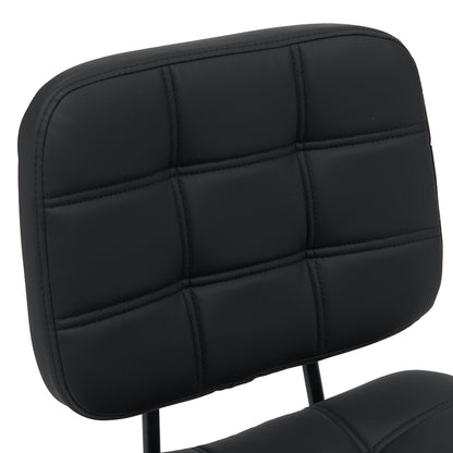 Office chair Sedia pu black 50x50x75-85cm
