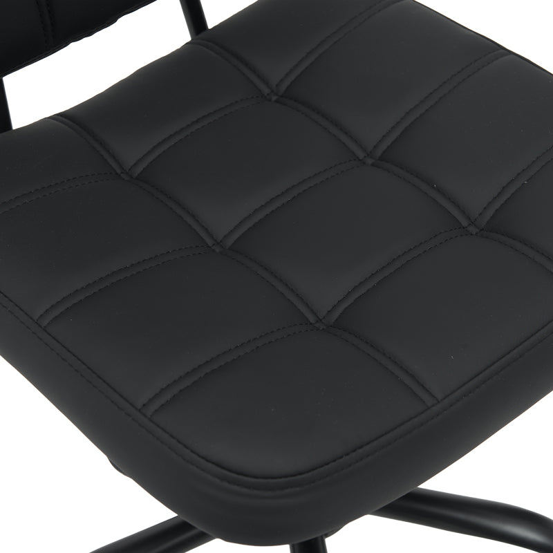 Office chair Sedia pakoworld pu black 50x50x75-85cm