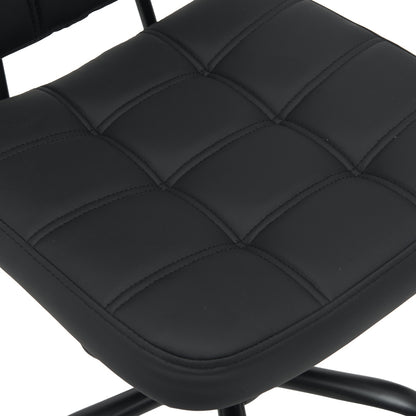 Office chair Sedia pu black 50x50x75-85cm