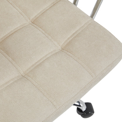 Office chair Buleco beige fabric 56x46x74-86cm