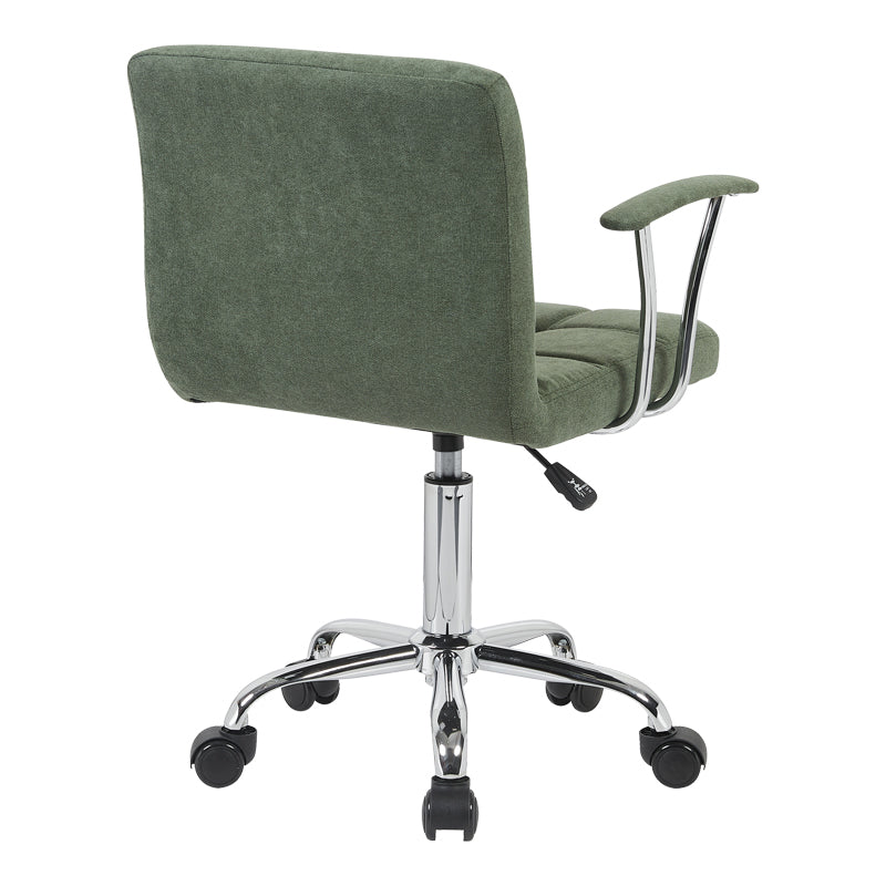Office chair Buleco olive green fabric 56x46x74-86cm