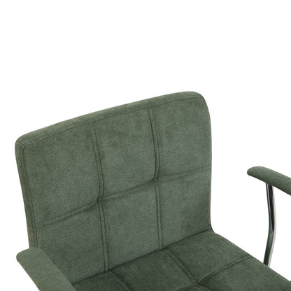 Office chair Buleco olive green fabric 56x46x74-86cm