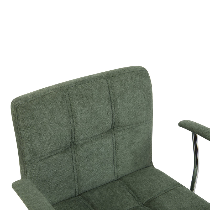 Office chair Buleco olive green fabric 56x46x74-86cm