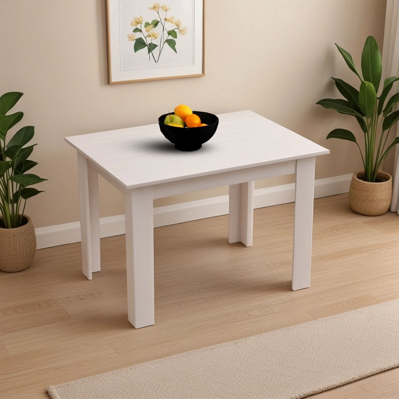 Table Manka in white color 110x80x77cm