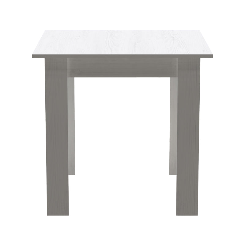 Table Manka I pakoworld in white color 80x80x77cm