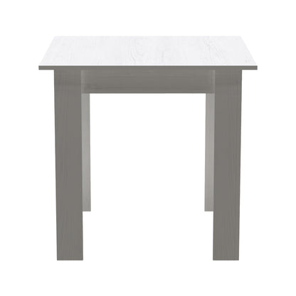 Table Manka I pakoworld in white color 80x80x77cm