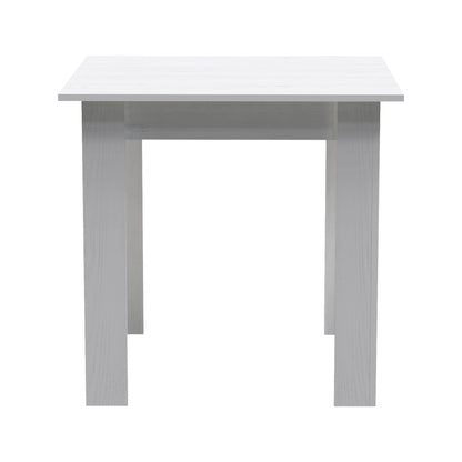 Table Manka I in white color 80x80x77cm