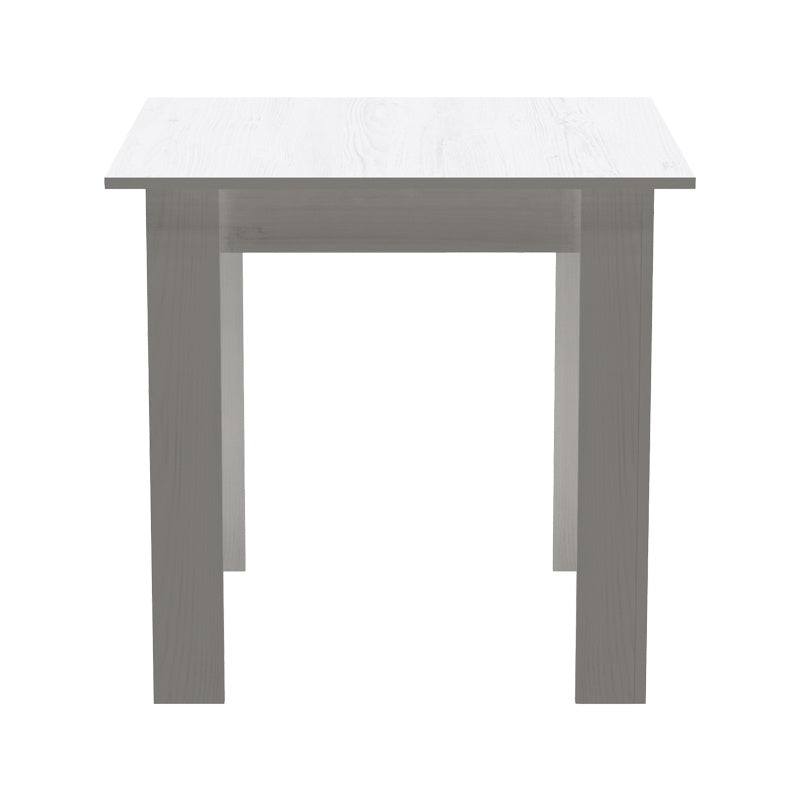 Table Manka I in white color 80x80x77cm