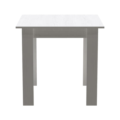 Table Manka I in white color 80x80x77cm