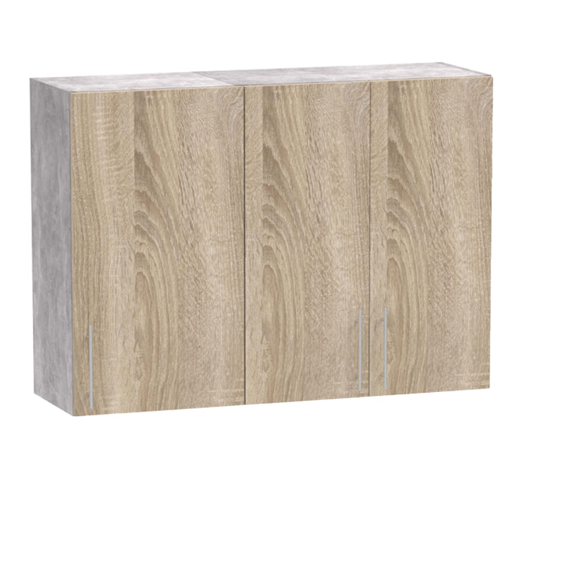 Festa I kitchen unit pakoworld melamine in sonoma color 100x60x85cm