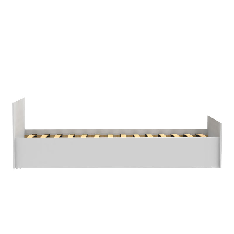 Single bed Toscana pakoworld in white color 90x200cm