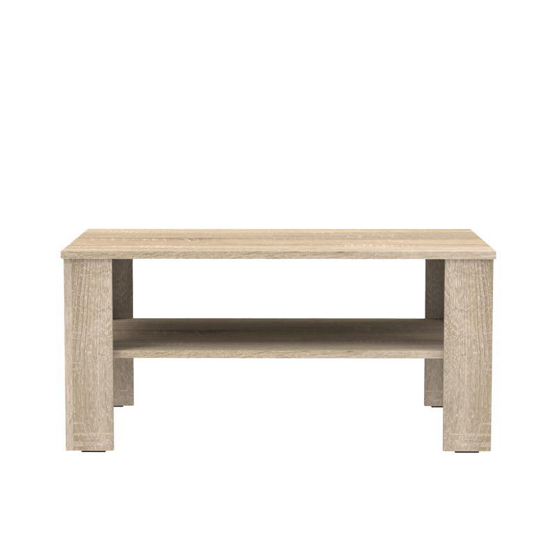 Coffee table Khofi pakoworld in sonoma color 90x60x42.3cm