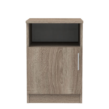 Galdi pakoworld bedside table in sonoma truffle color 40x45x60cm