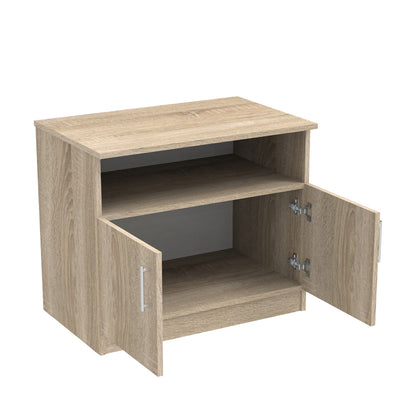 Galdow pakoworld bedside table in sonoma color 80x45x60cm