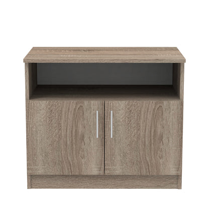 Galdow pakoworld  bedside table in walnut color 80x45x60cm