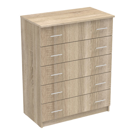 Chest of drawers Kofre pakoworld in sonoma color 80x45x104cm