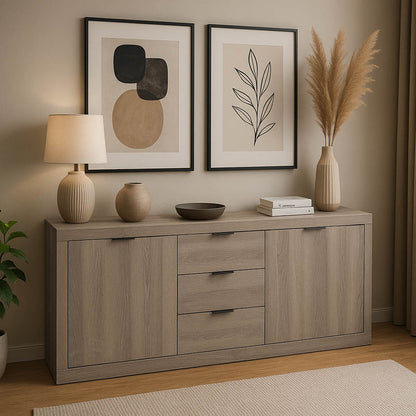 Doha sideboard in sonoma shade 180x45x80.5cm