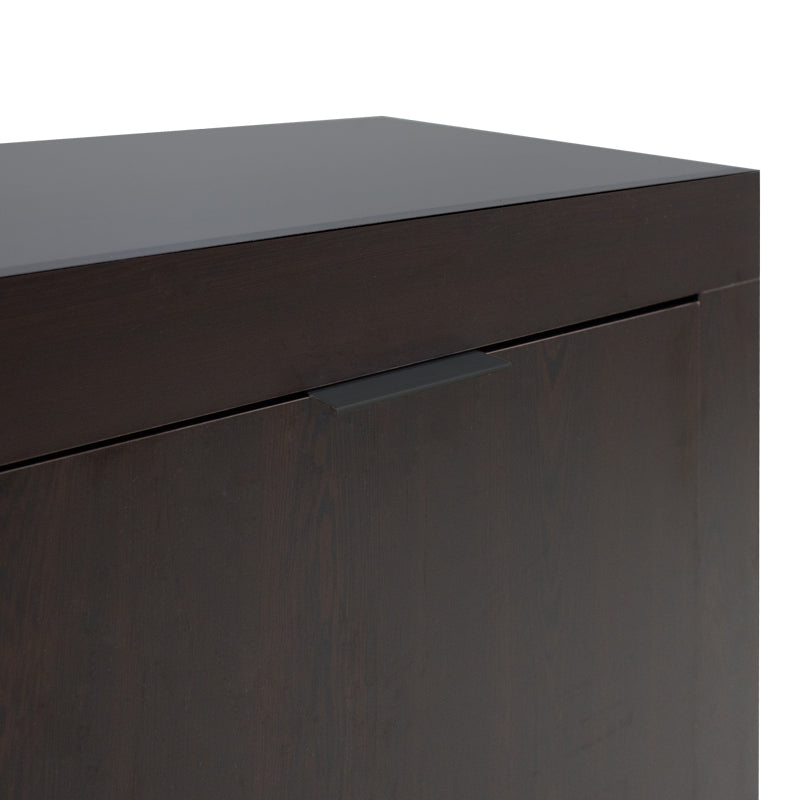 Doha pakoworld sideboard in wenge shade 180x45x80.5cm