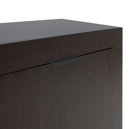 Doha pakoworld sideboard in wenge shade 180x45x80.5cm