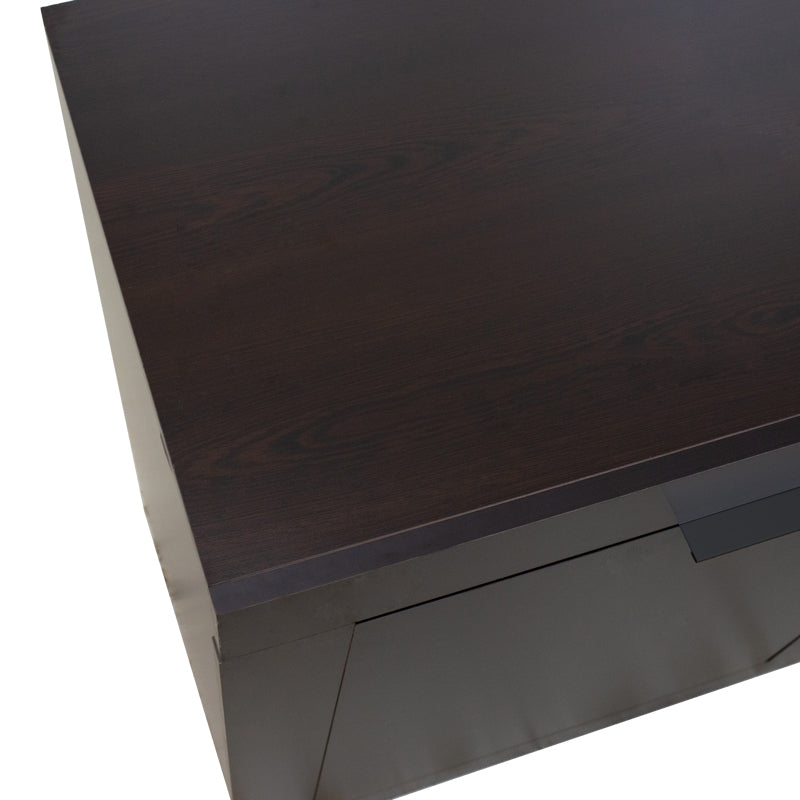 Doha pakoworld sideboard in wenge shade 180x45x80.5cm