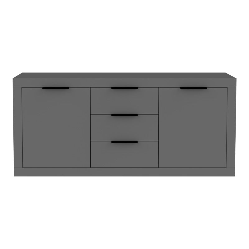 Doha sideboard in dark grey color 180x45x80.5cm