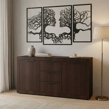 Doha buffet in wenge color 150x45x80.5cm