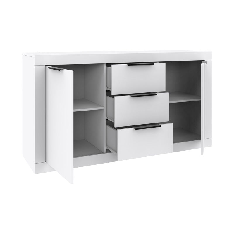 Doha buffet in white color 150x45x80.5cm