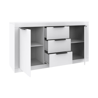 Doha buffet in white color 150x45x80.5cm
