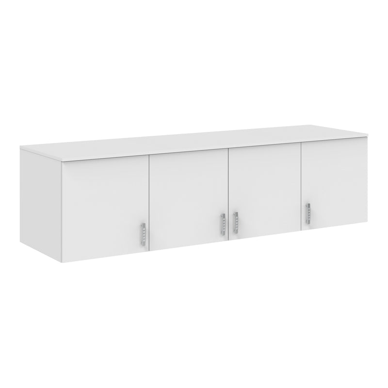 Royal four-leaf wardrobe loft white 200x58x53cm