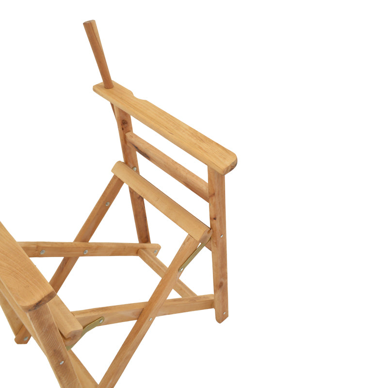 Director's armchair frame Kompa pakoworld solid beech wood in natural color 56.5x54x88cm