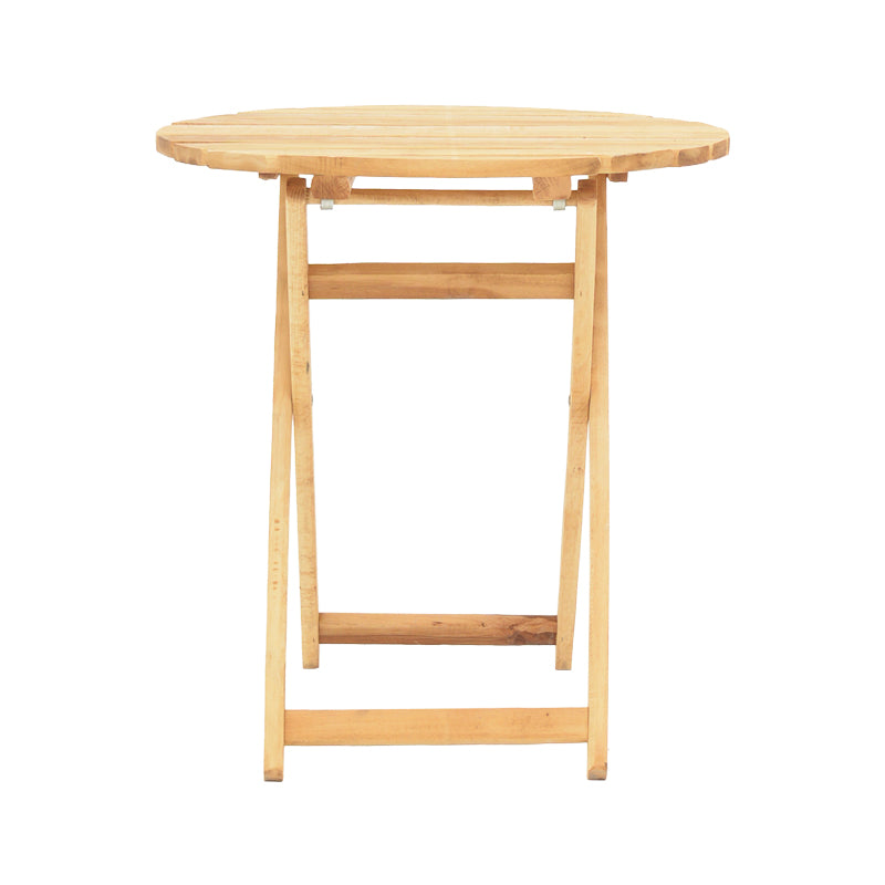 Table Letna pakoworld solid beech wood  in natural color D60x74.5cm