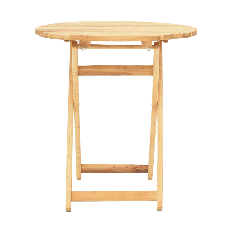 Table Letna pakoworld solid beech wood  in natural color D60x75cm