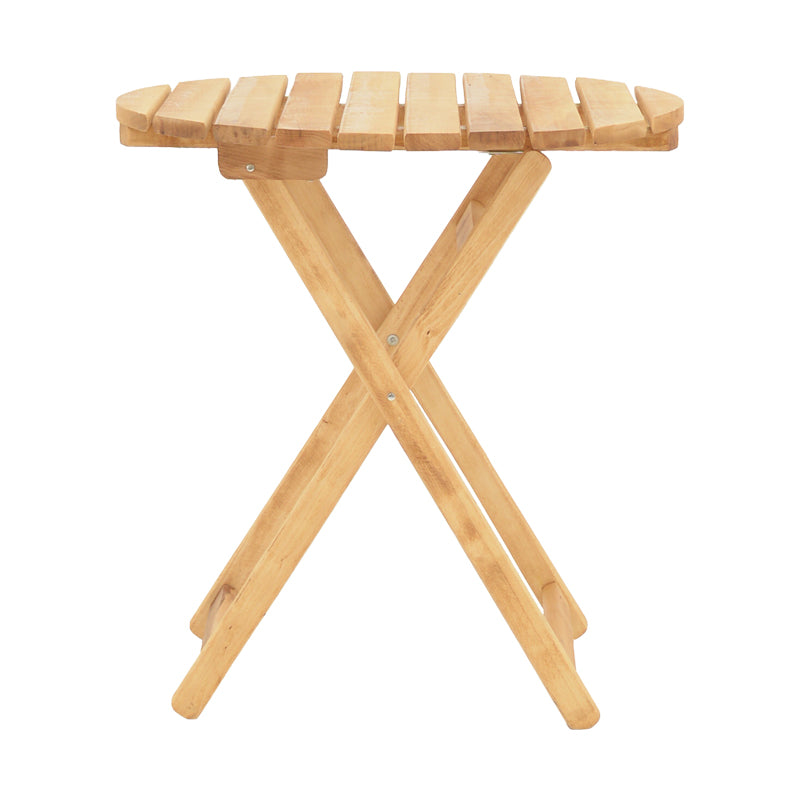 Table Letna pakoworld solid beech wood  in natural color D60x75cm