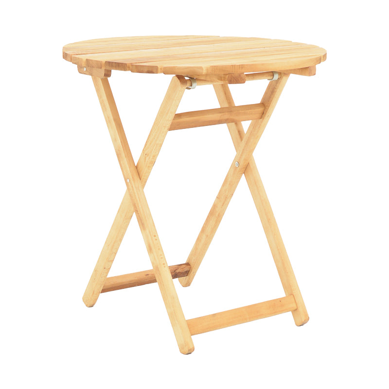 Table Letna pakoworld solid beech wood  in natural color D60x75cm