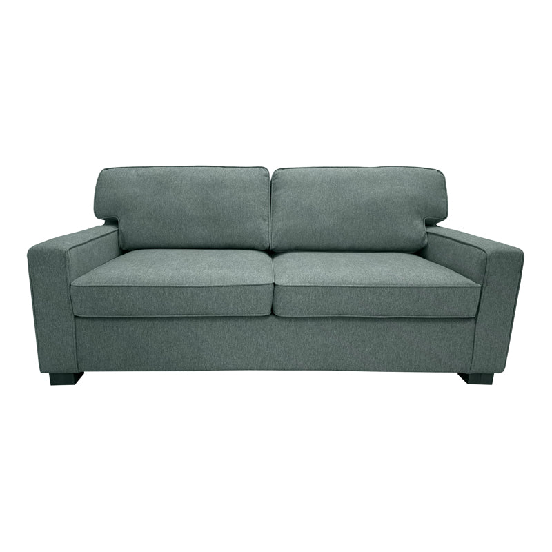 Sofa-bed two-seater Polaris pakoworld fabric in pistachio grren color 181x91x83cm