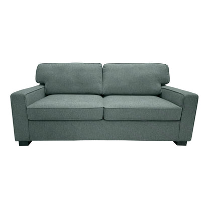 Sofa-bed two-seater Polaris pakoworld fabric in pistachio grren color 181x91x83cm