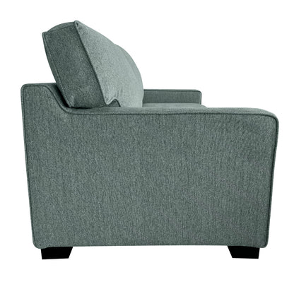 Sofa-bed two-seater Polaris pakoworld fabric in pistachio grren color 181x91x83cm