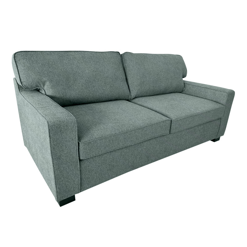 Sofa-bed two-seater Polaris pakoworld fabric in pistachio grren color 181x91x83cm