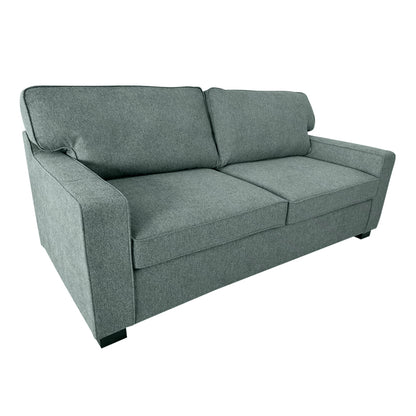 Sofa-bed two-seater Polaris pakoworld fabric in pistachio grren color 181x91x83cm