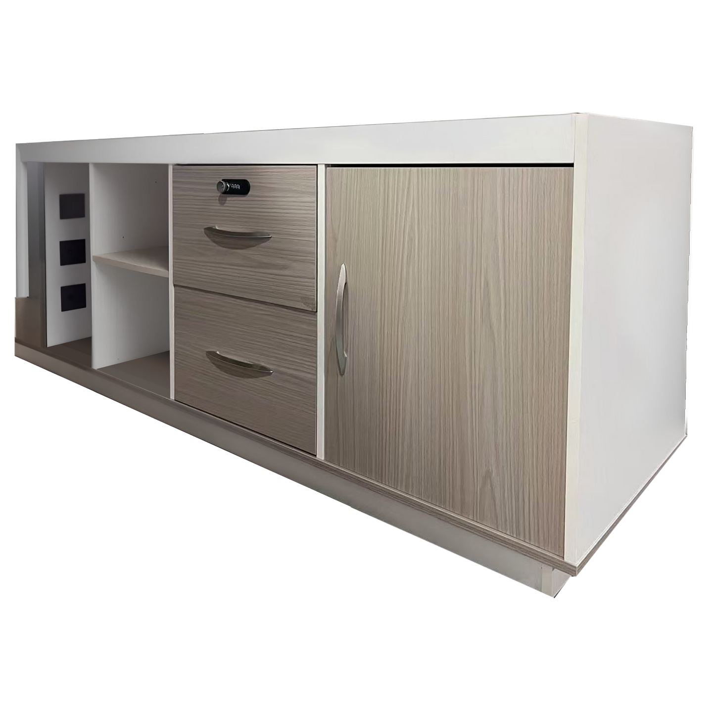 Professional reversible work corner desk Armadi sonoma-white 160x80x75cm